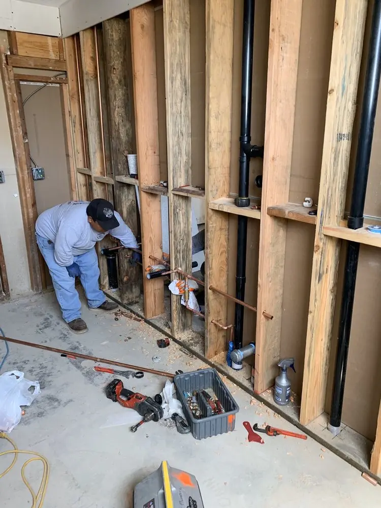 Commercial rough-in plumbing for Gas Line Repair in Fruittown